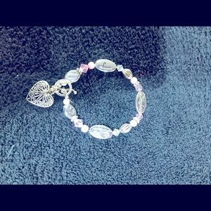 Heart Family Charm Bracelet